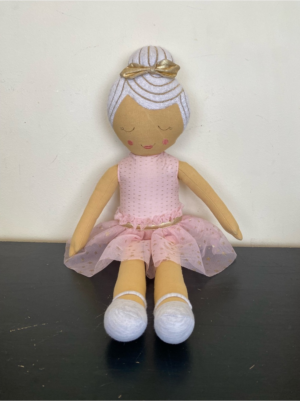 Target Pillowfort 22" Pink Ballerina Rag Doll Plush Decorative Pillow Toy Lovey